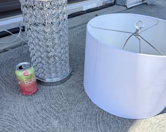 Crystal bead lamp w/ shade — $30