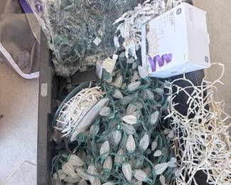 Christmas string lights, multiple strands — $3 per strand