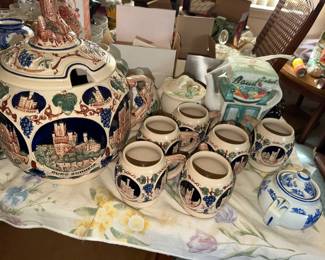 Gerz German Stoneware punch set