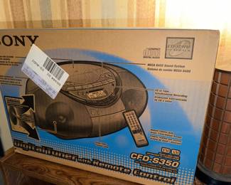 Sony CFD-S350 CD/Radio/Cassette boombox