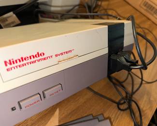 Nintendo Entertainment system with accessories