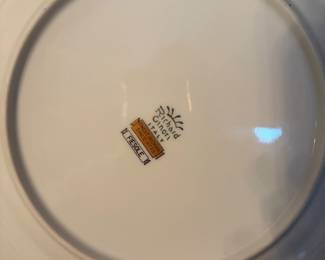 vintage Richard Ginori Fiesole china dessert set for 4