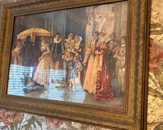 antique and vintage framed art