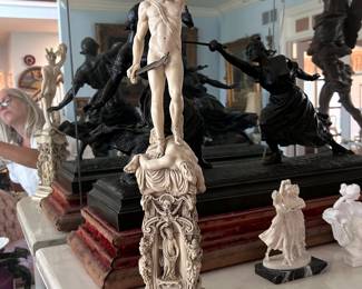 sculpture of Perseus with Head of Medusa