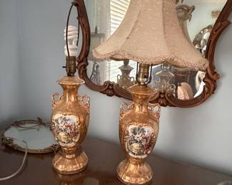 scenic urn lamp bases