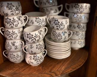 vintage Interco Chicago demitasse espresso & cappuccino cups