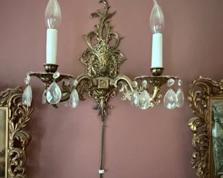 antique wall sconce