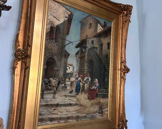 antique and vintage framed art