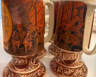 vintage Schlitz beer steins (6)