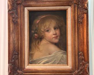 original & print art in beautiful carved frames