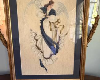 vintage angel needlework