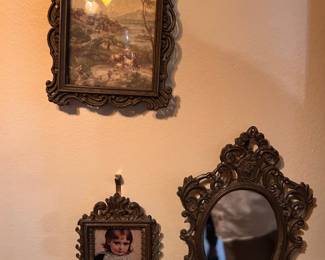 heavily carved antique frames