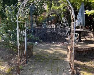 metal garden arch