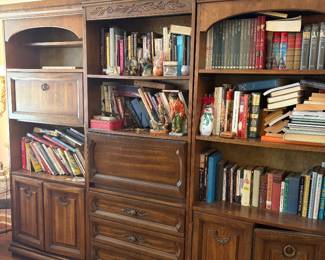 vintage bookcases