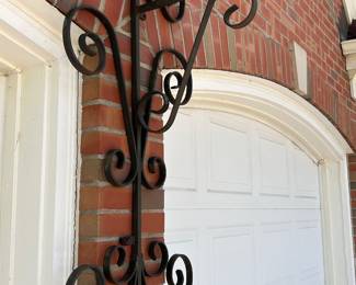scrolled metal plant hook