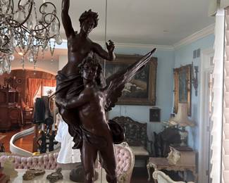 cast metal sculptures