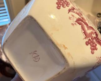 vintage Wedgwood Old Vine square bowl