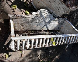heavy cast iron planters