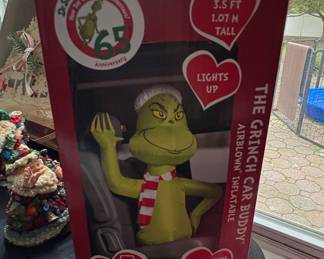 Dr. Seuss The Grinch Car Buddy Airblown Inflatable 65th Anniversary