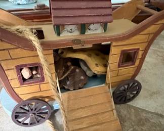 Vintage Transfer International Noah's Ark Pull Toy