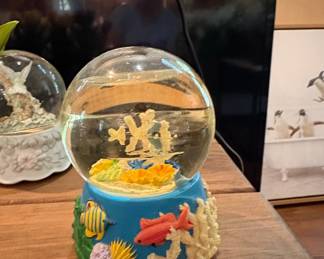 The San Francisco Music Box Company Coral Reef Snow Globe