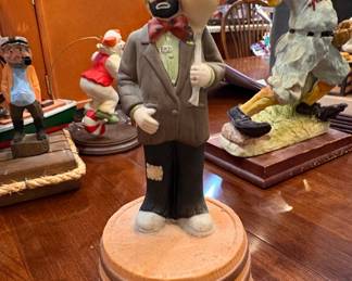 Emmett Kelly Jr. Musical Clown Figurine