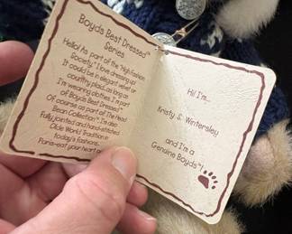 Boyds Kristy S. Wintersley Bear