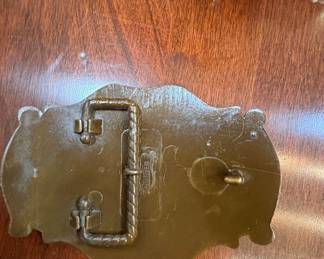 Budweiser Oil Rig Belt Buckle