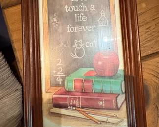 Figi Graphics To Teach Is To Touch A Life Framed Print