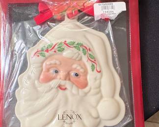 Lenox Holiday Santa Cookie Press