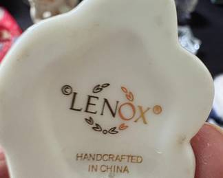 Lenox Handcrafted Porcelain Dolphin Figurine with Floral Accents