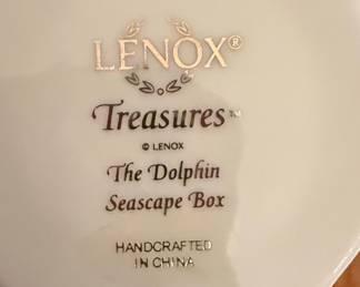 Lenox Treasures The Dolphin Splash Box