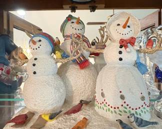 Lenox Birds of a Feather Snowman Figurine
