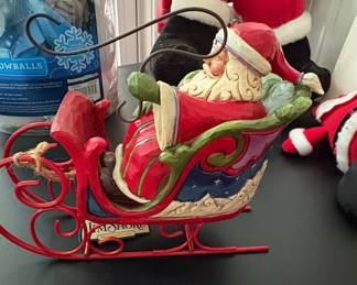 Jim Shore Heartwood Creek Jingle All The Way Santa Sleigh