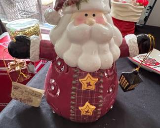 Ceramic Santa Claus Cookie Jar