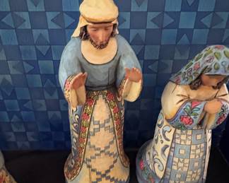Jim Shore Heartwood Creek Bringing Praise Nativity Set
