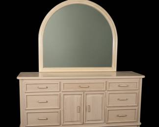 Broyhill Dresser with Arched Mirror