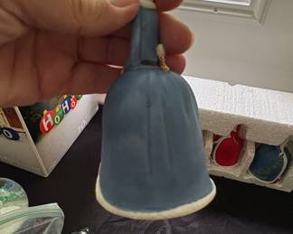 Holiday Time Santa Bell Ornaments