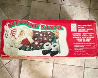 Telco Motion-ettes Sleeping Santa