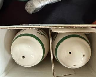 Spode Christmas Tree Salt and Pepper Set