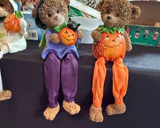 Boyds Bears Halloween Shelf Sitters