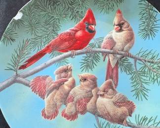 Edwin M. Knowles The Singing Lesson Collector Plate