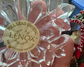 Lenox Full Lead Crystal Snowflake Ornament