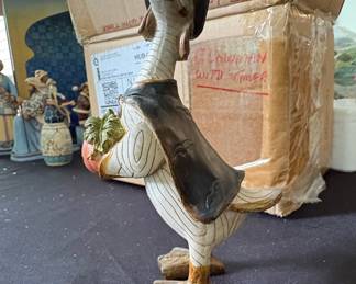 Jim Shore Heartwood Creek Halloween Witch Duck Figurine