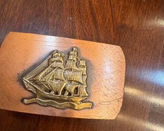 Tall Ship Belt Buckle