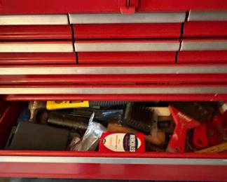 Craftsman 3 Drawer Top Chest and 2 Drawer Rolling Cabinet Set