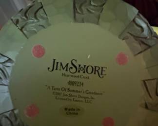 Jim Shore Heartwood Creek A Taste Of Summer's Goodness Watermelon Basket