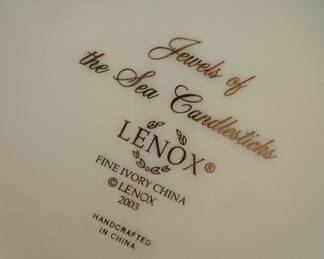 Lenox Jewels of the Sea Candlesticks