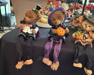 Boyds Bears Halloween Shelf Sitters