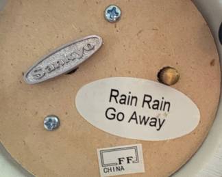 FF China Noah's Ark Musical Figurine "Rain Rain Go Away"